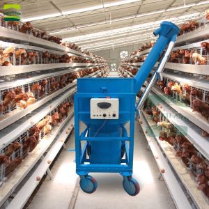 chicken feeder car for poultry farm