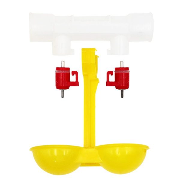 Poultry Cup Drinker Double Nipple Hanging Water Cup