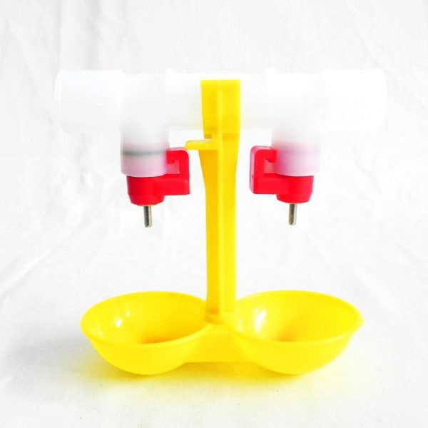 Poultry Cup Drinker Double Nipple Hanging Water Cup