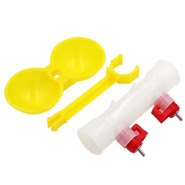 Poultry Cup Drinker Double Nipple Hanging Water Cup