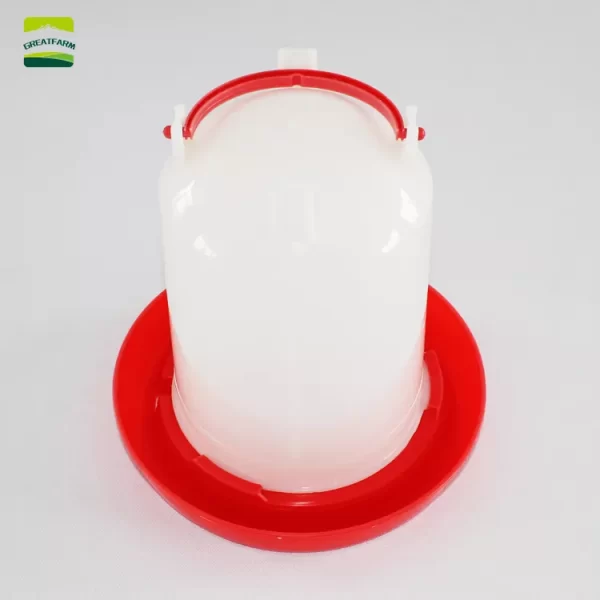 Plastic water bucket for poultry