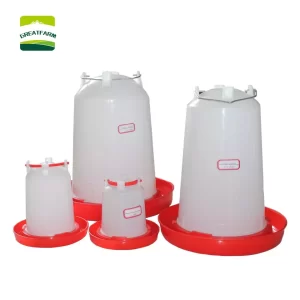 Plastic water bucket for poultry