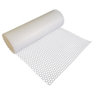 Plastic flat breeding mesh net for poultry