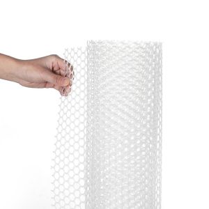 Plastic flat breeding mesh net for poultry