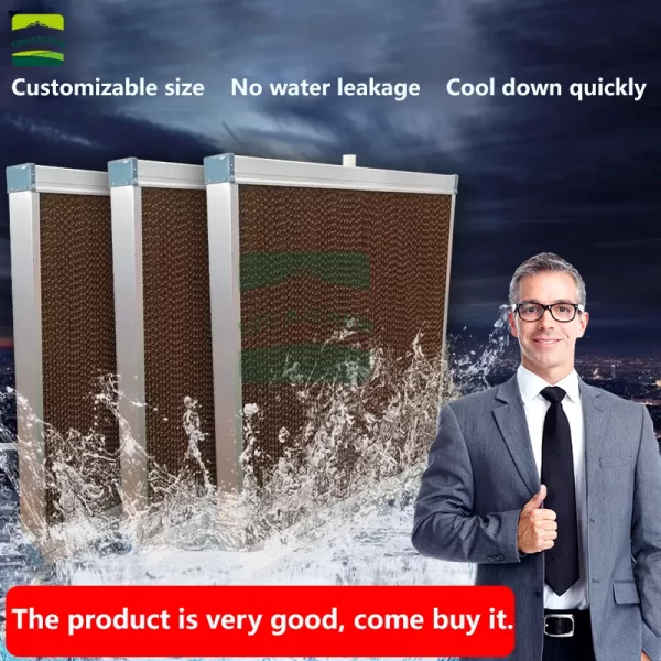 Poultry farming evaporative cooling pad